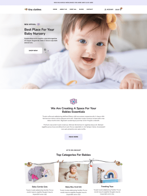 Visual representation of متجر ملابس أطفال use case